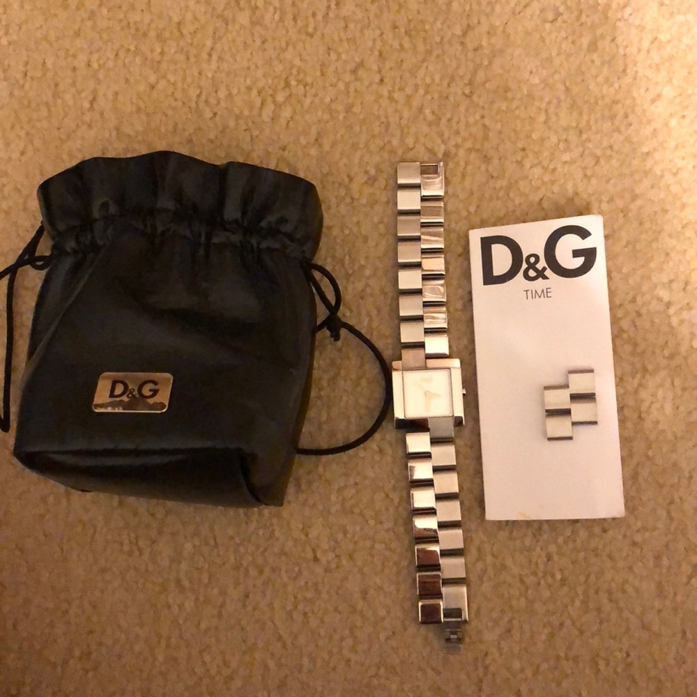 Dolce & Gabana silver watch
